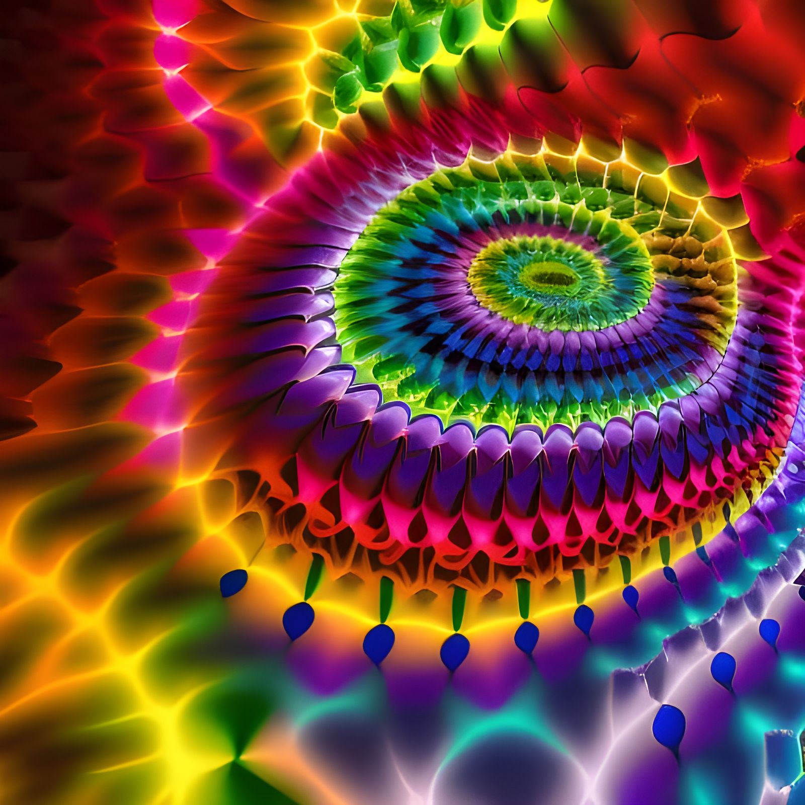 Detailed Mandelbulb Fractal Close-Up