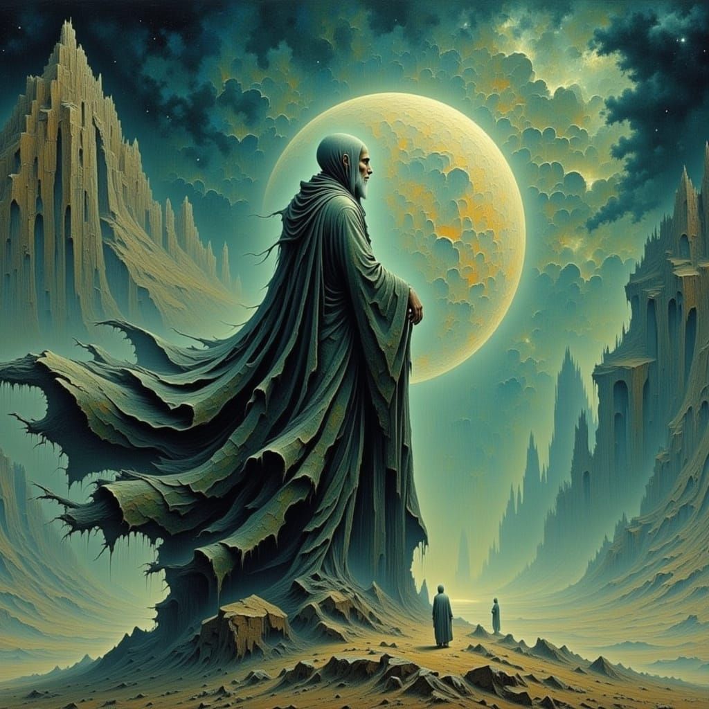 Futuristic Cityscape in the Year 2525