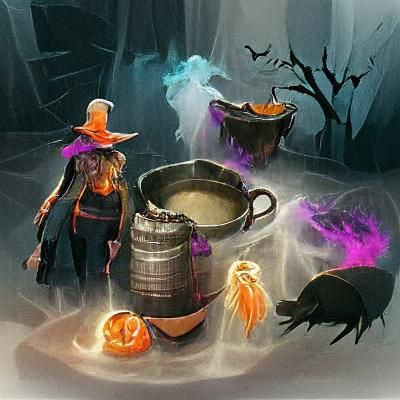 Halloween Witch's Brew Concept Art