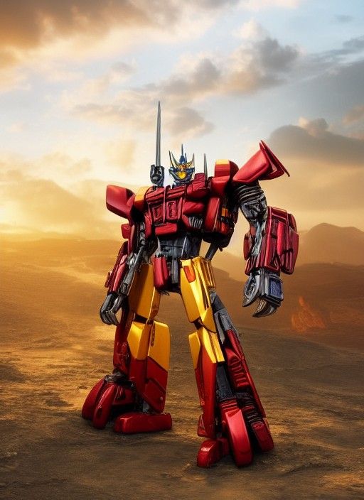 Rodimus Prime in Cyberpunk Wasteland