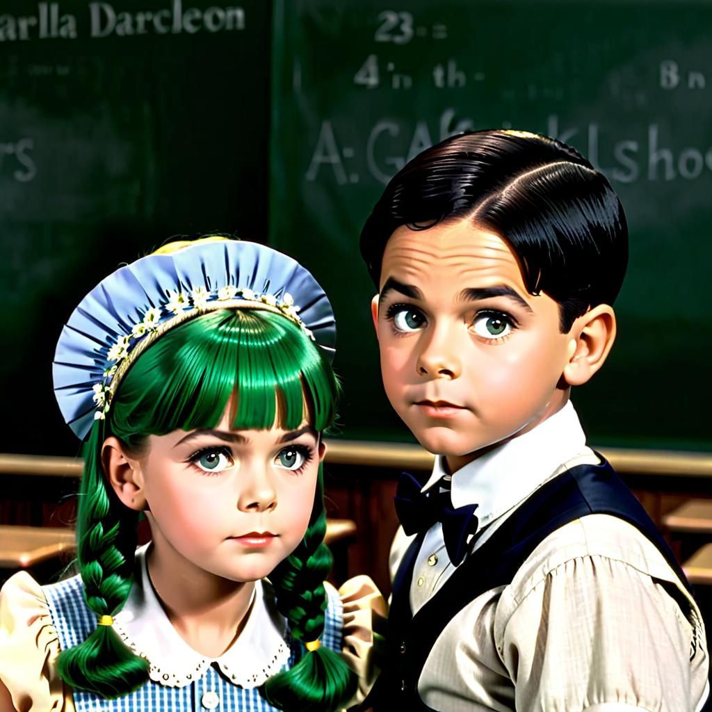 Our gang  Alfalfa and Darla re-imagined