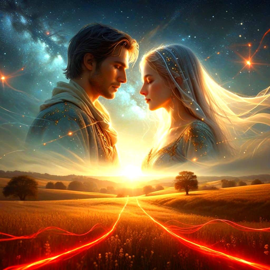 The Red Thread of the Soul - Two Hearts Entwined by Destiny ...