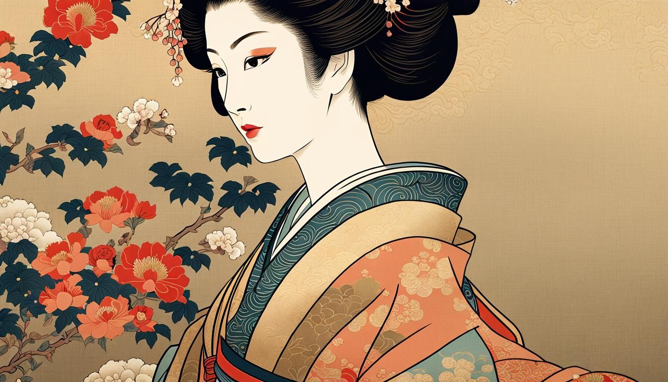 Ukiyo-e Woman