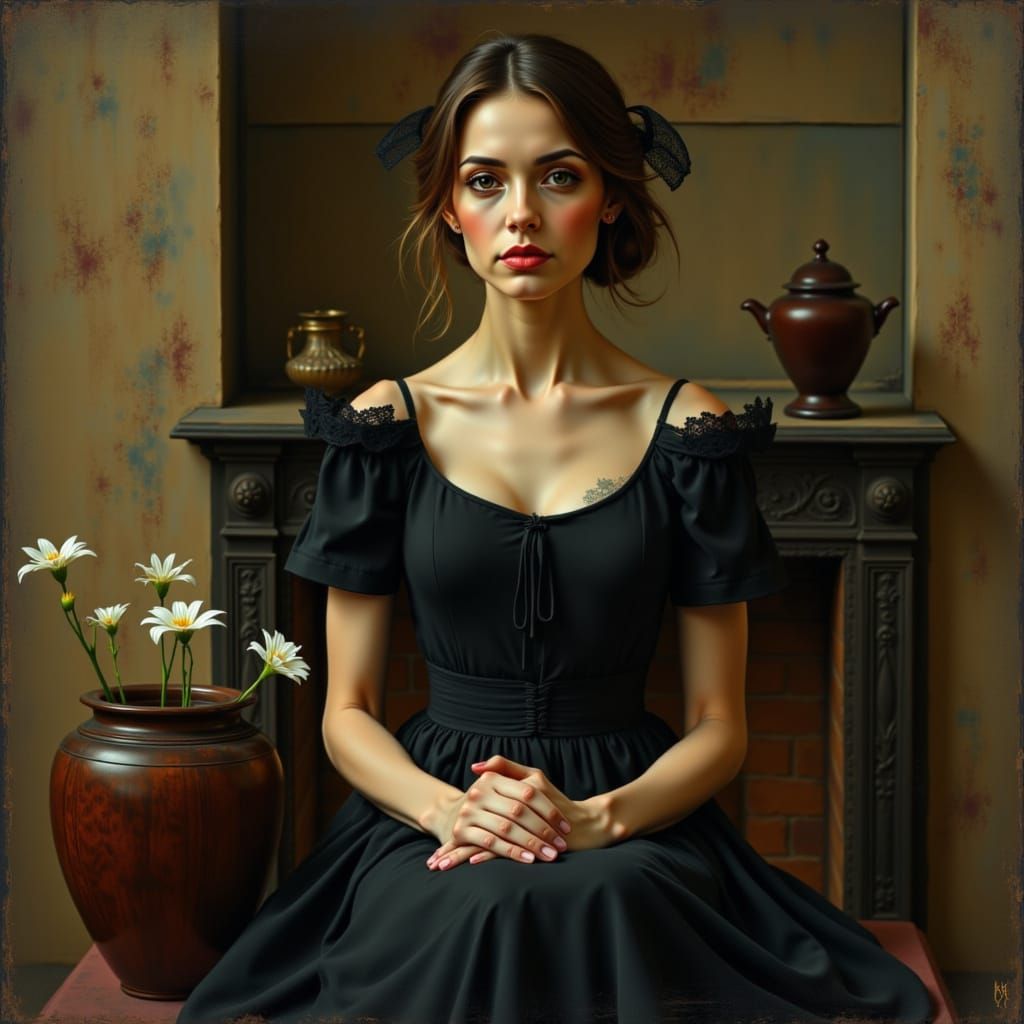 A Grieving Woman's Poignant Reflection