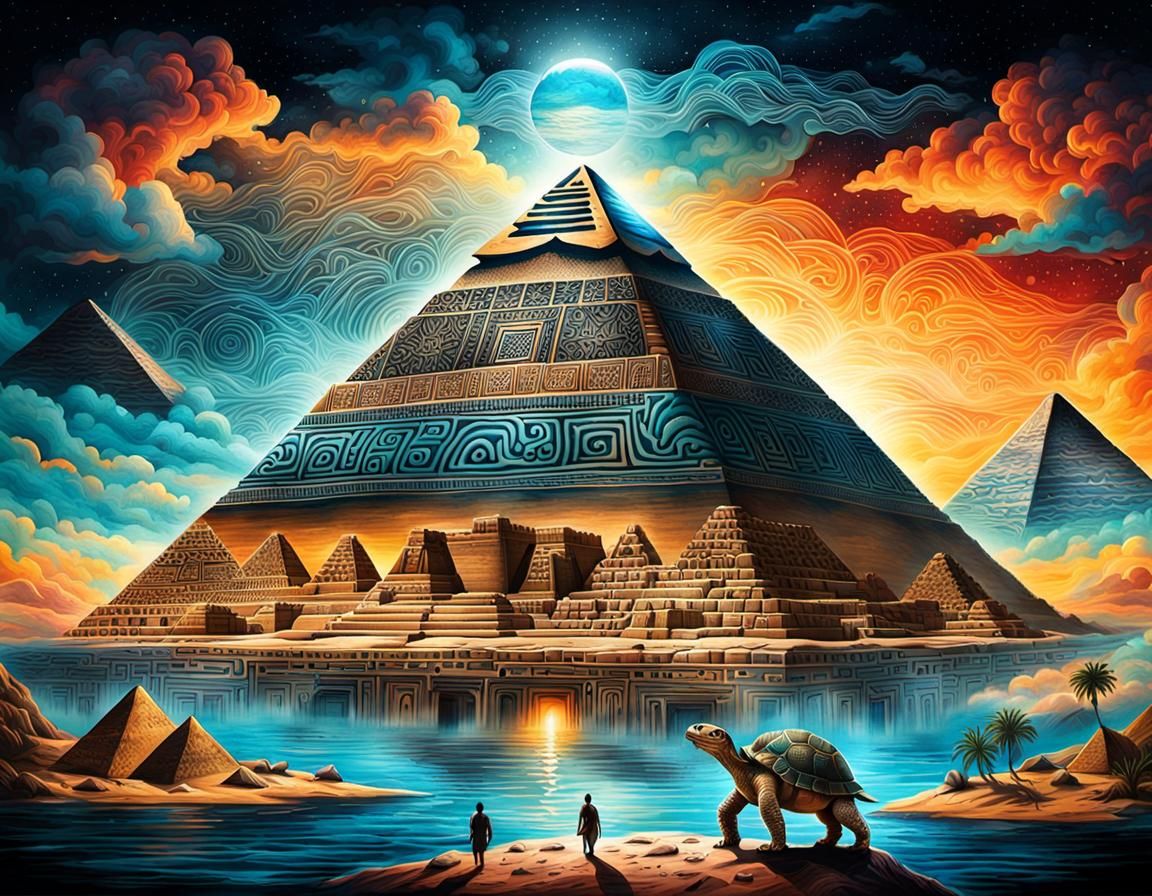 Turtle visits the Pyramids