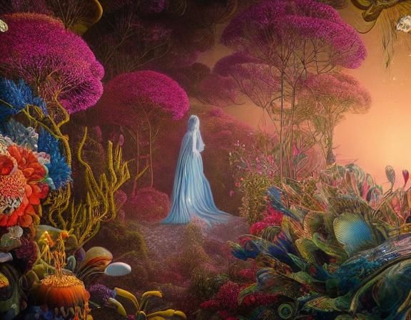 Surreal Soul-Wizard in Warped Sunset Collage