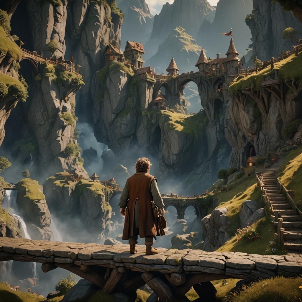 Bilbo's Journey: Epic 3D Game Cinematic