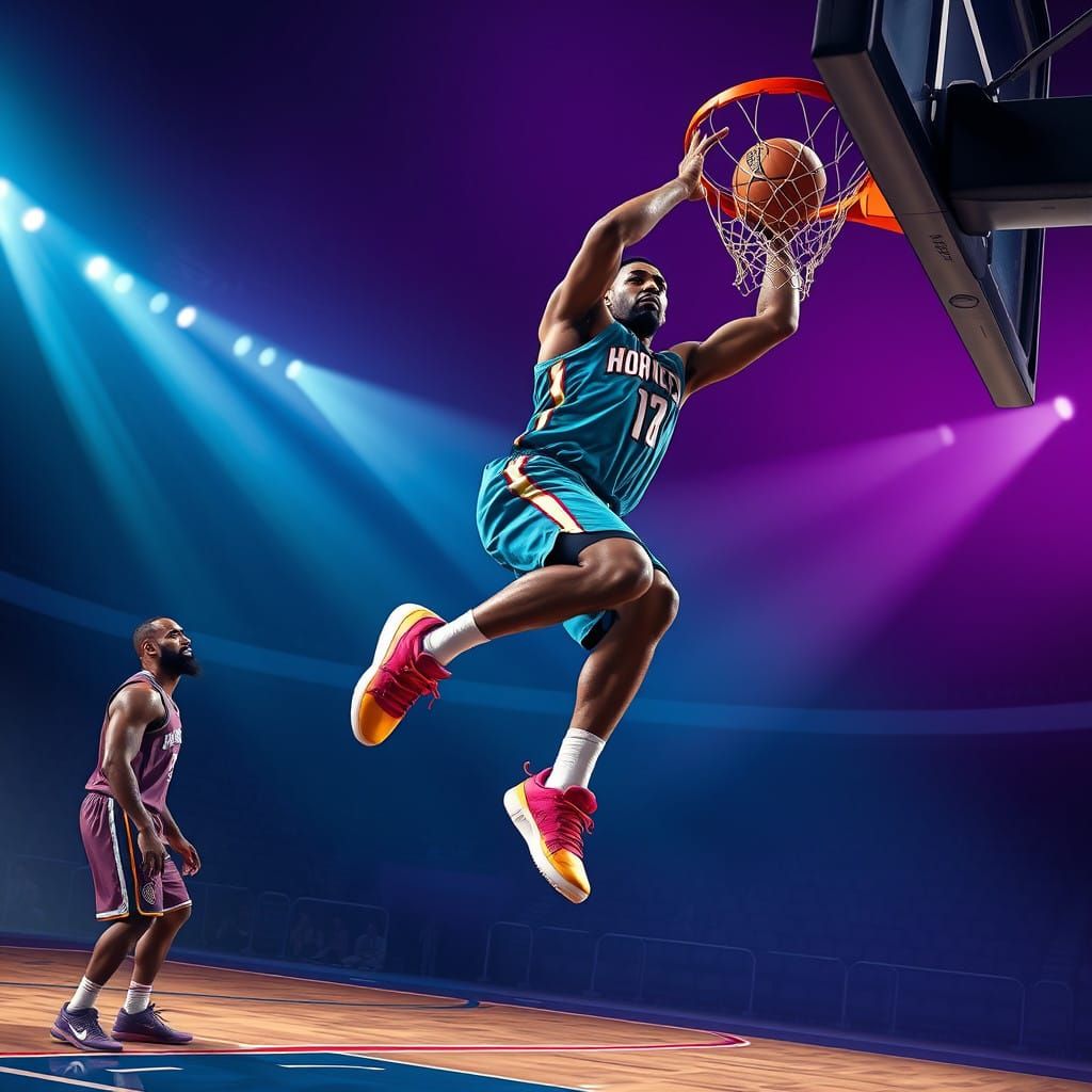 LaMelo Ball Soars Through the Air, Slamming Down a Thunderou...