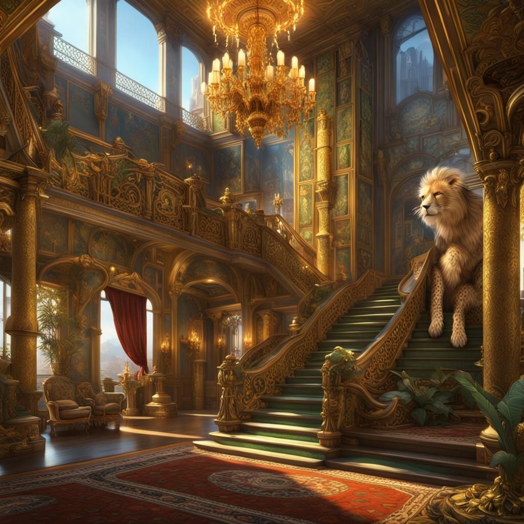 Maximalist Fantasy Fashion in Hyperdetailed Dark Art