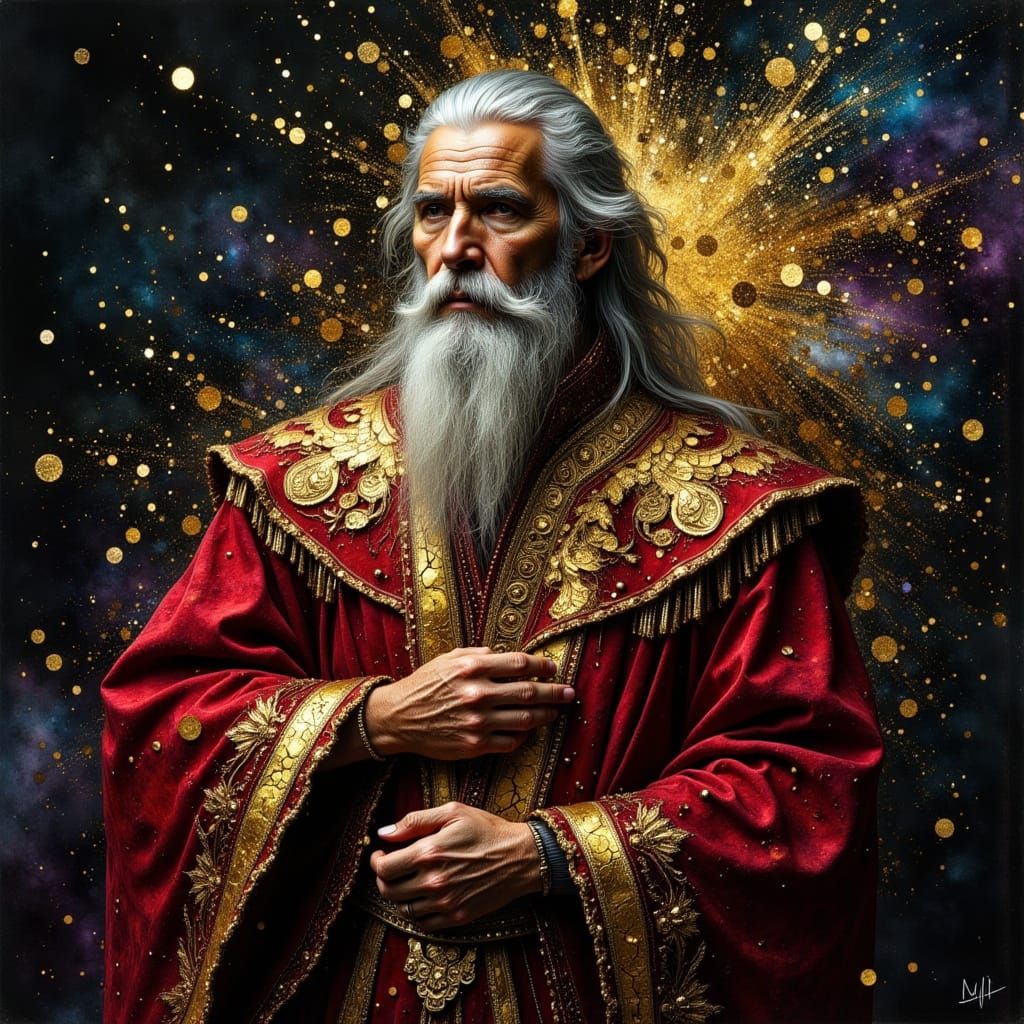 Ethereal Red Mage in Ornate Robes