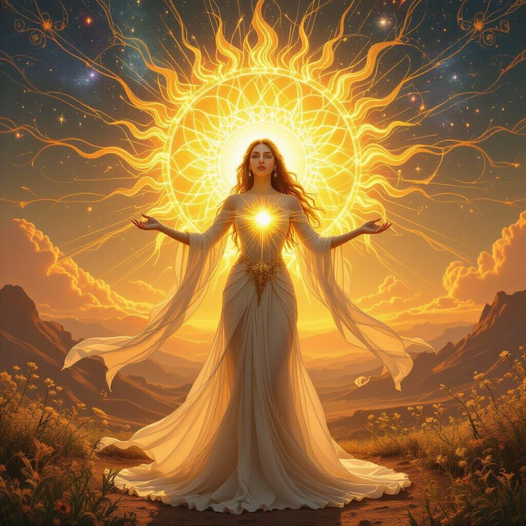 Radiant Sun Archetype Emerges with Cosmic Sunrise