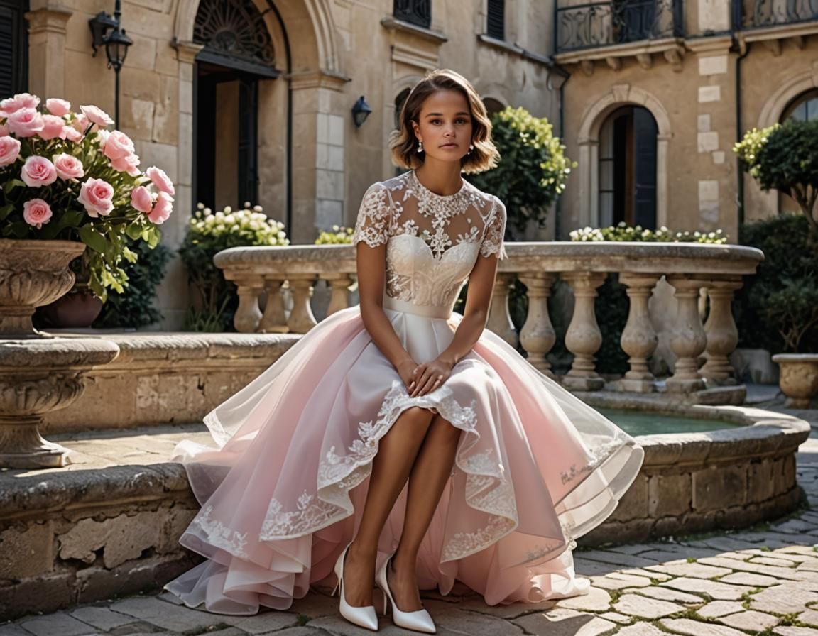 Alicia Vikander in La Perla Haute Couture