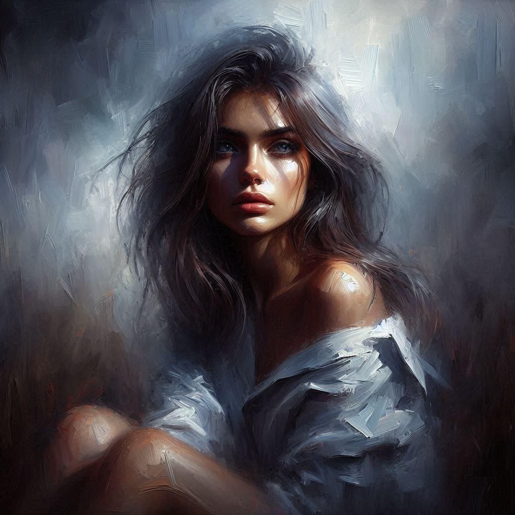 Classic Oil Painting Impressionistic Style