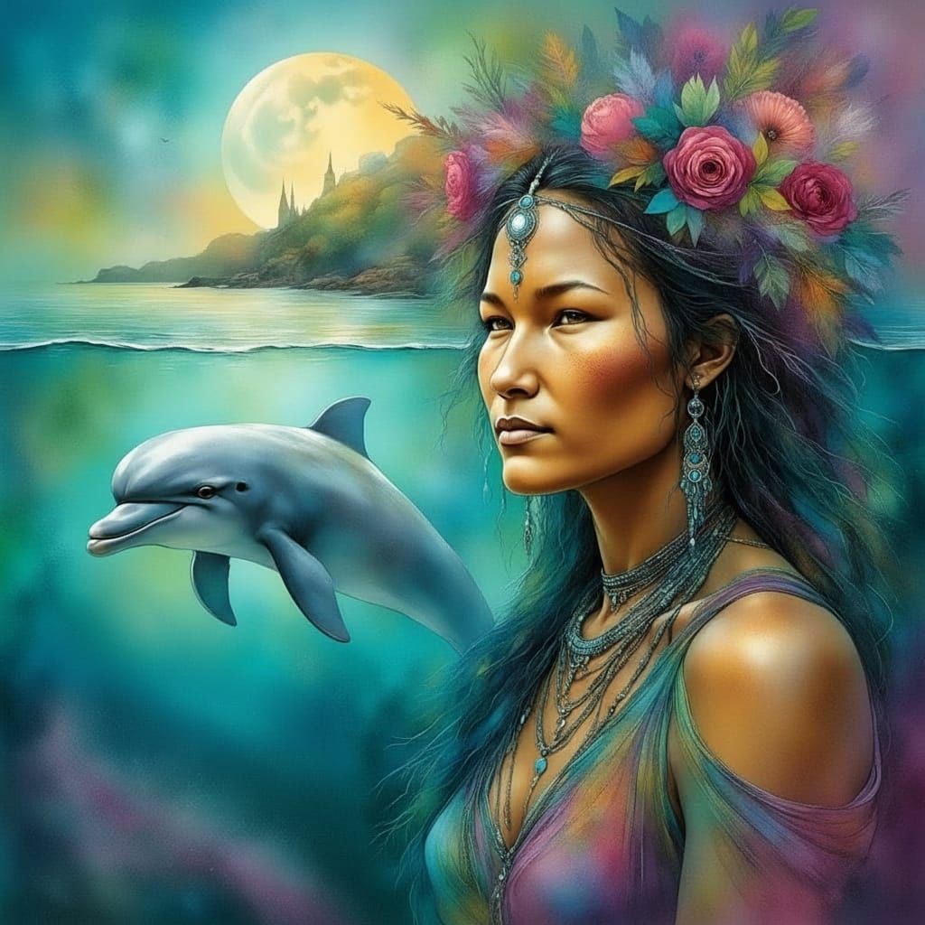 <lora:Native Woman:1.0> <lora:Archetypal Images:1.0> a tanne...