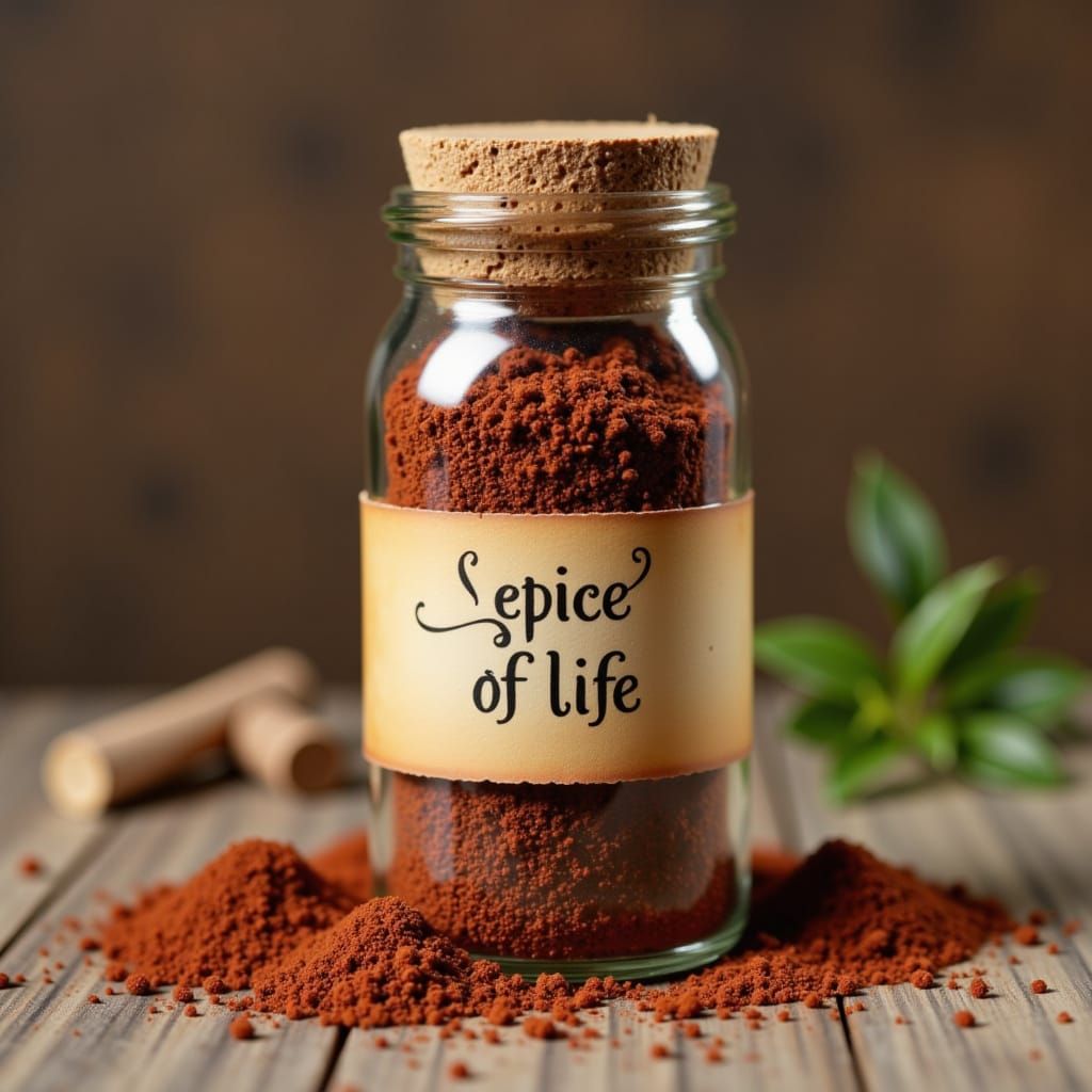 Spice Jar Labeled "Spice of Life" Holds Mana