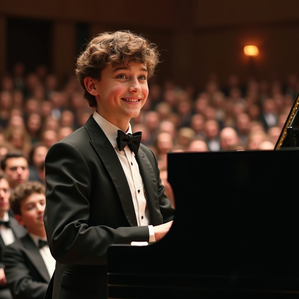 Teen Piano Prodigy Plays Concert, Vermeer Lighting