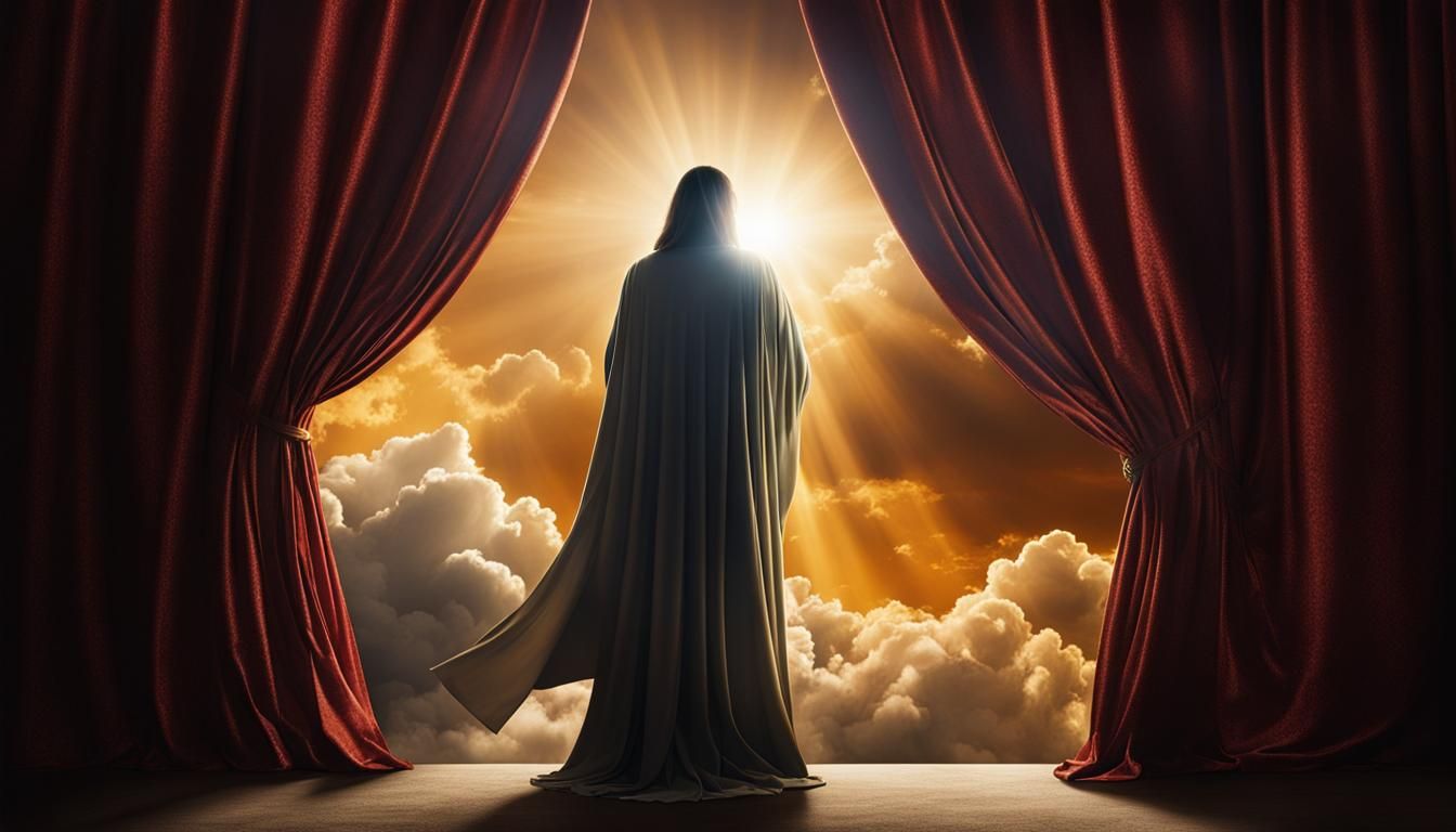 He watches from above