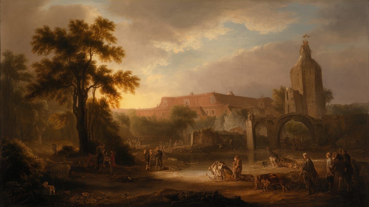 Object in Golden Hour: Oil Painting by Gurney