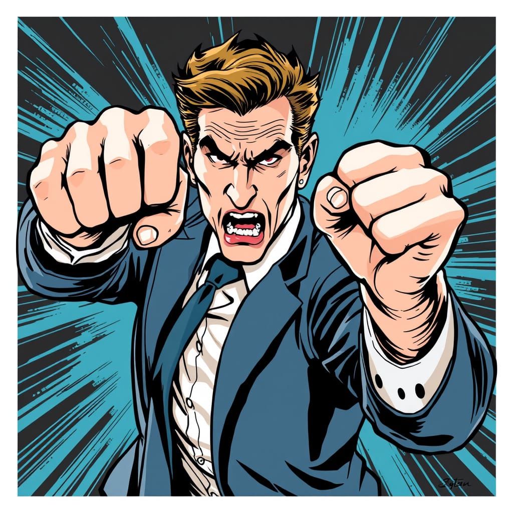 Higgisfield Throws Punch in Comic Book Style