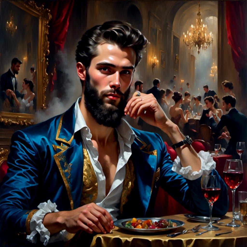 Bearded Man Portrait