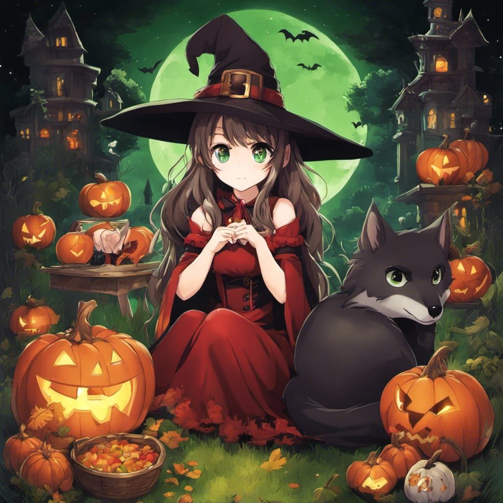 Red Witch and Wolf