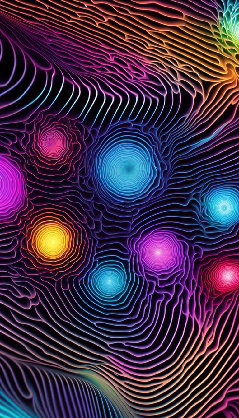 Cosmic Rebirth in Vibrant, 3D Splendor