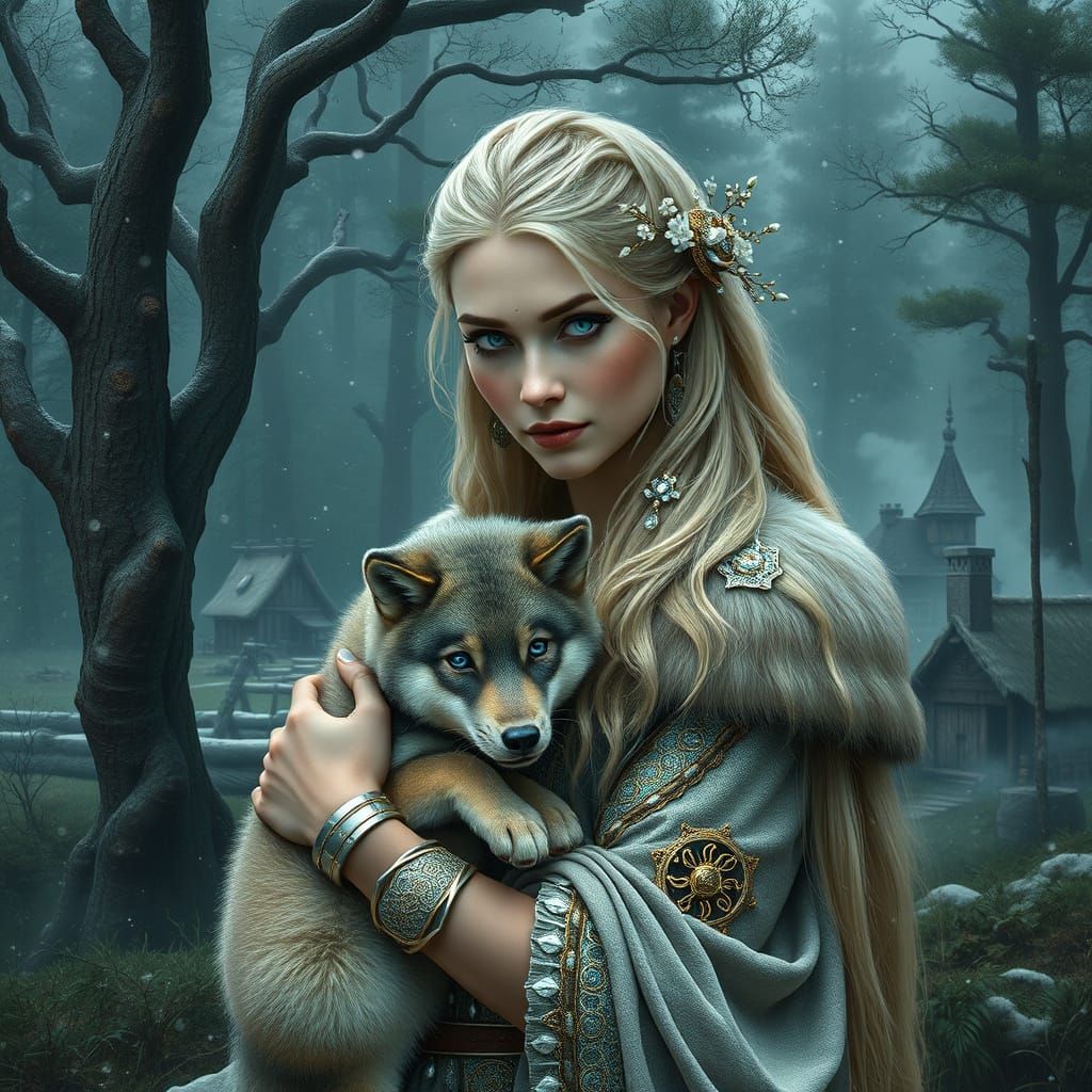 Viking Goddess of the Emerald Forest