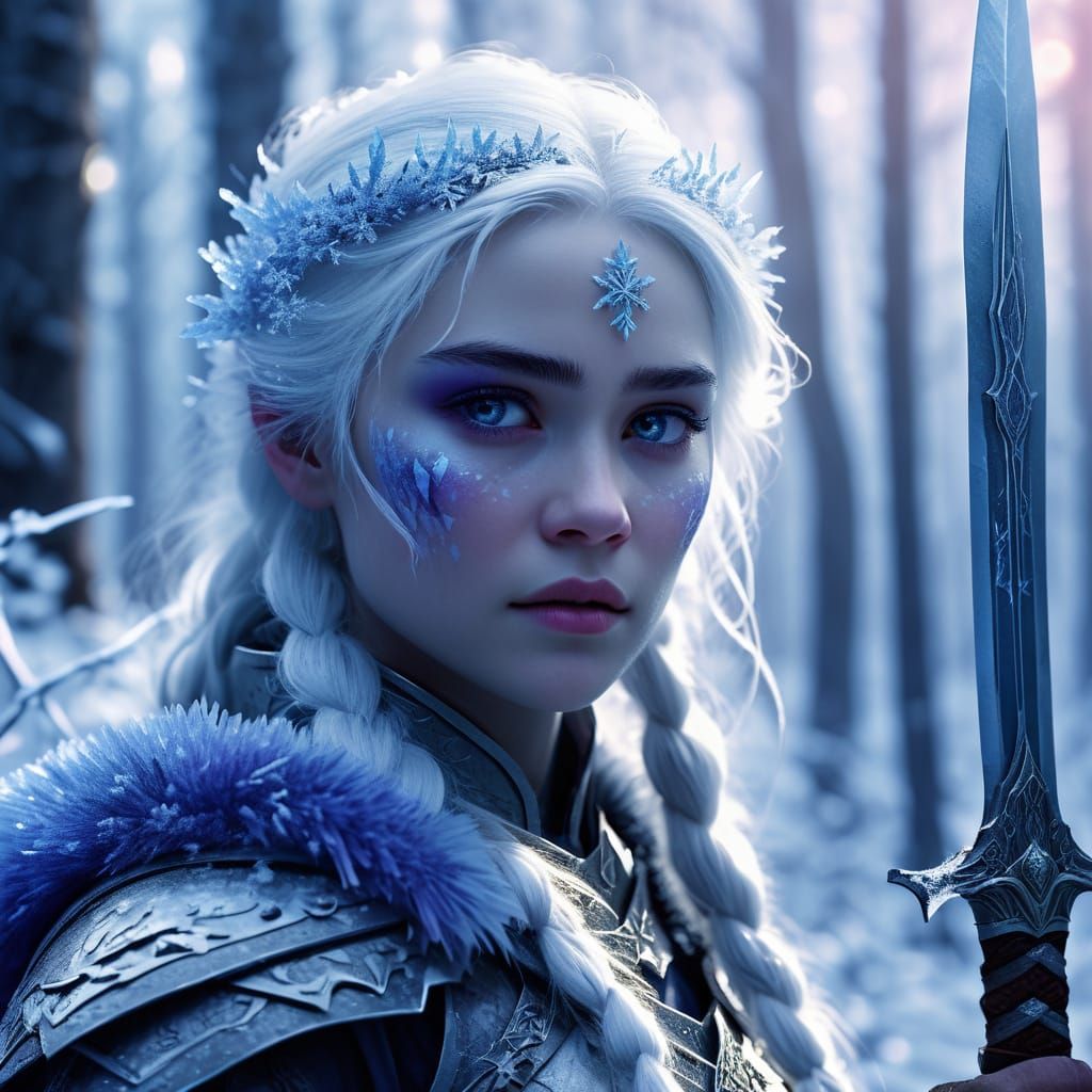 🌿🗡️ The Witcher Collection
Cirilla
Prompt:
A silver-haired...