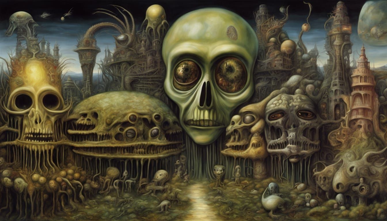 SELF-AWARE WEIRDVILLE ASYLUM POSTER MODELS