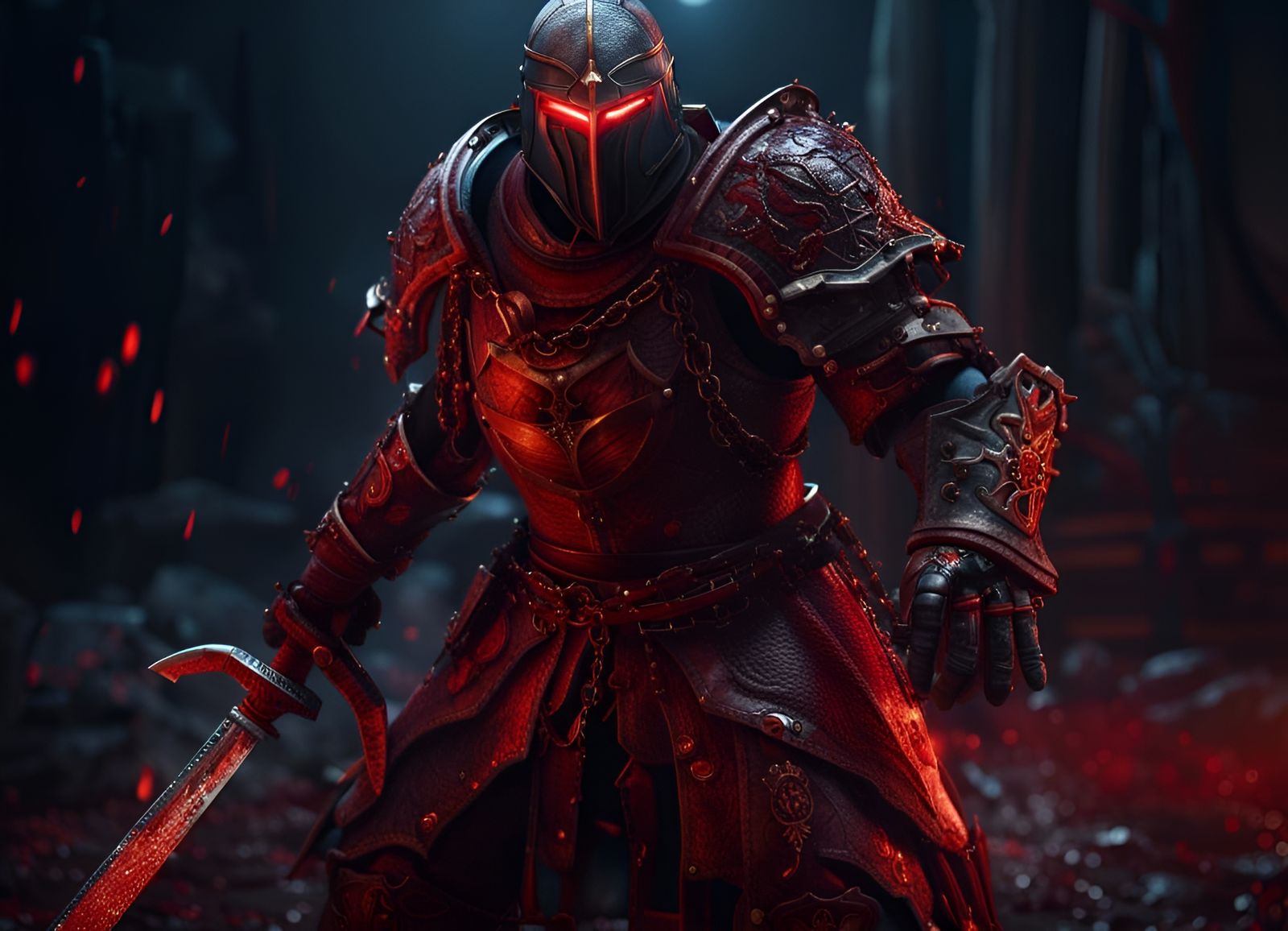 Fury Knight in Battlefield: Fantasy Concept Art