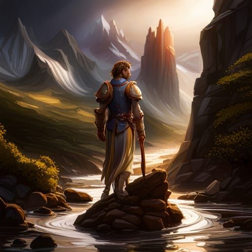 Majestic Centaur Matte Painting in Unreal Engine 5