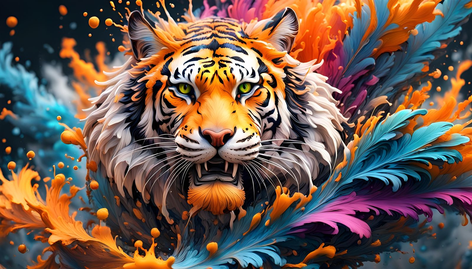 A Splash of Tiger