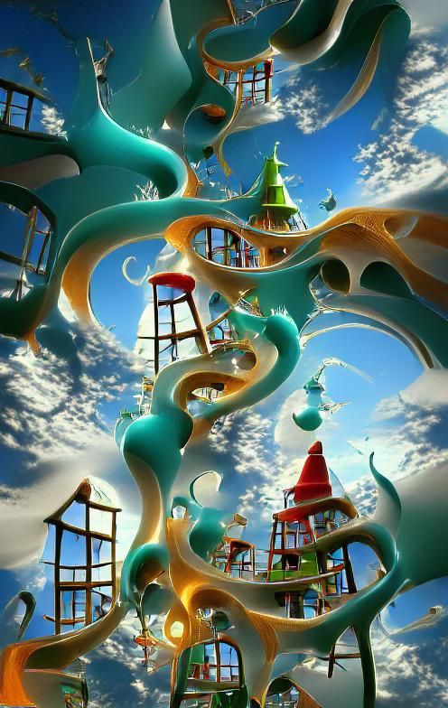 Fantastic Playground Inspired by Whimsical Art