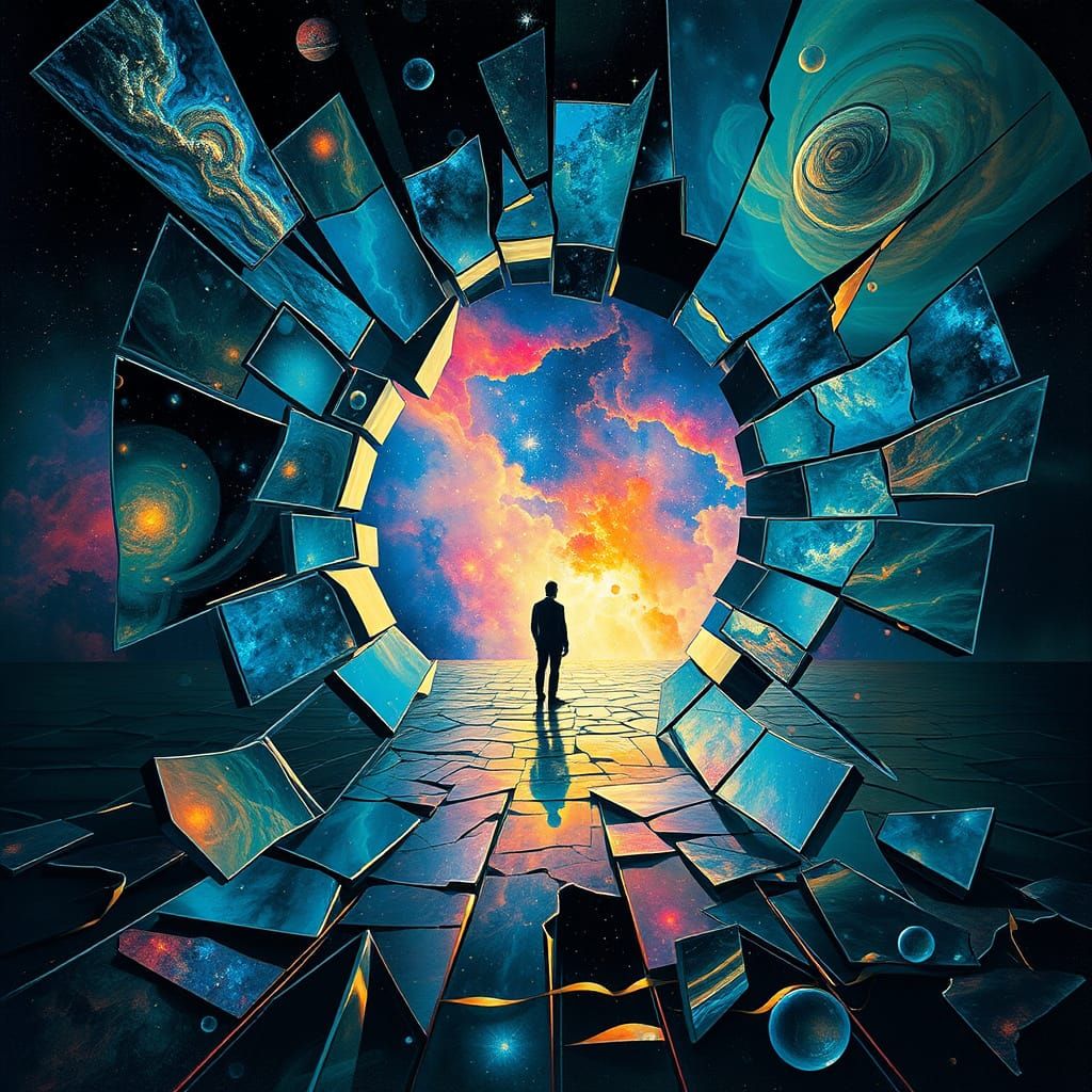 Infinite Self Emerges From Shattered Illusion