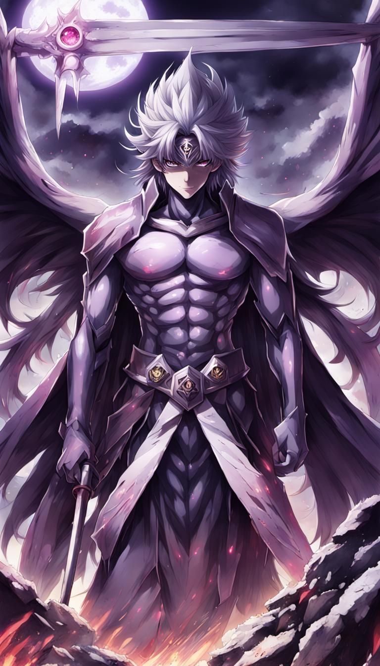 Anime Lord of Destruction in Manga Style