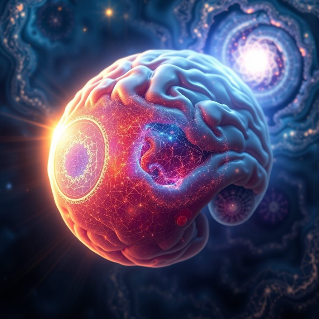 Hyper-Realistic Pineal Gland as All-Seeing Mystical Entity i...