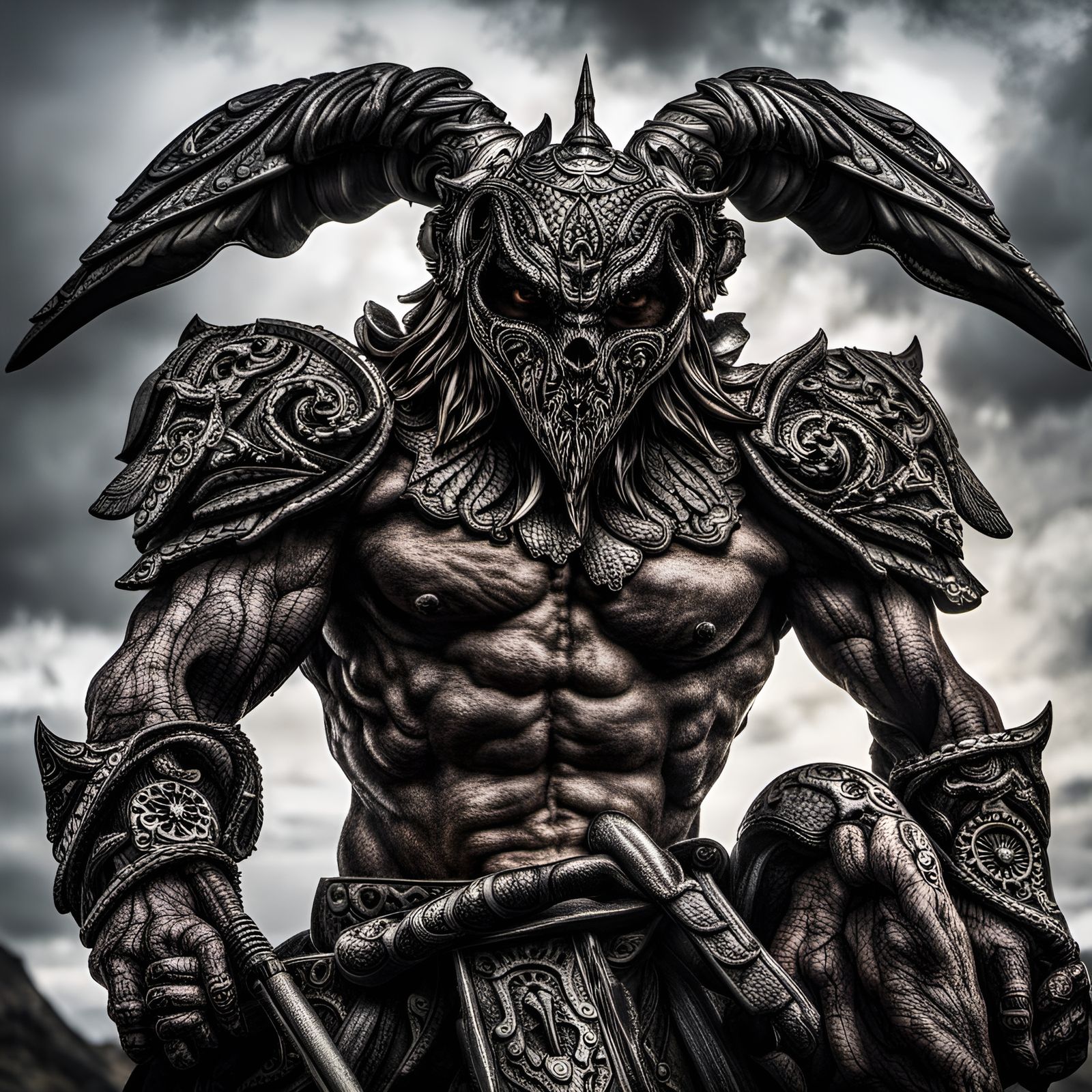 Hyperrealistic Steppenwolf with Intricate Details