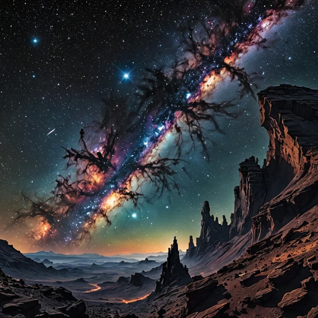 Edge of the Galaxy: A Stunning Celestial View