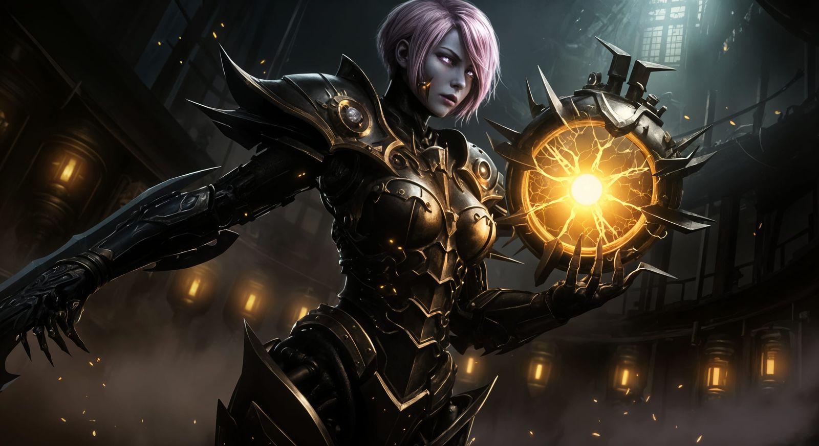 Bladecraft Orianna: Steampunk Automaton in Dark Mechanical S...