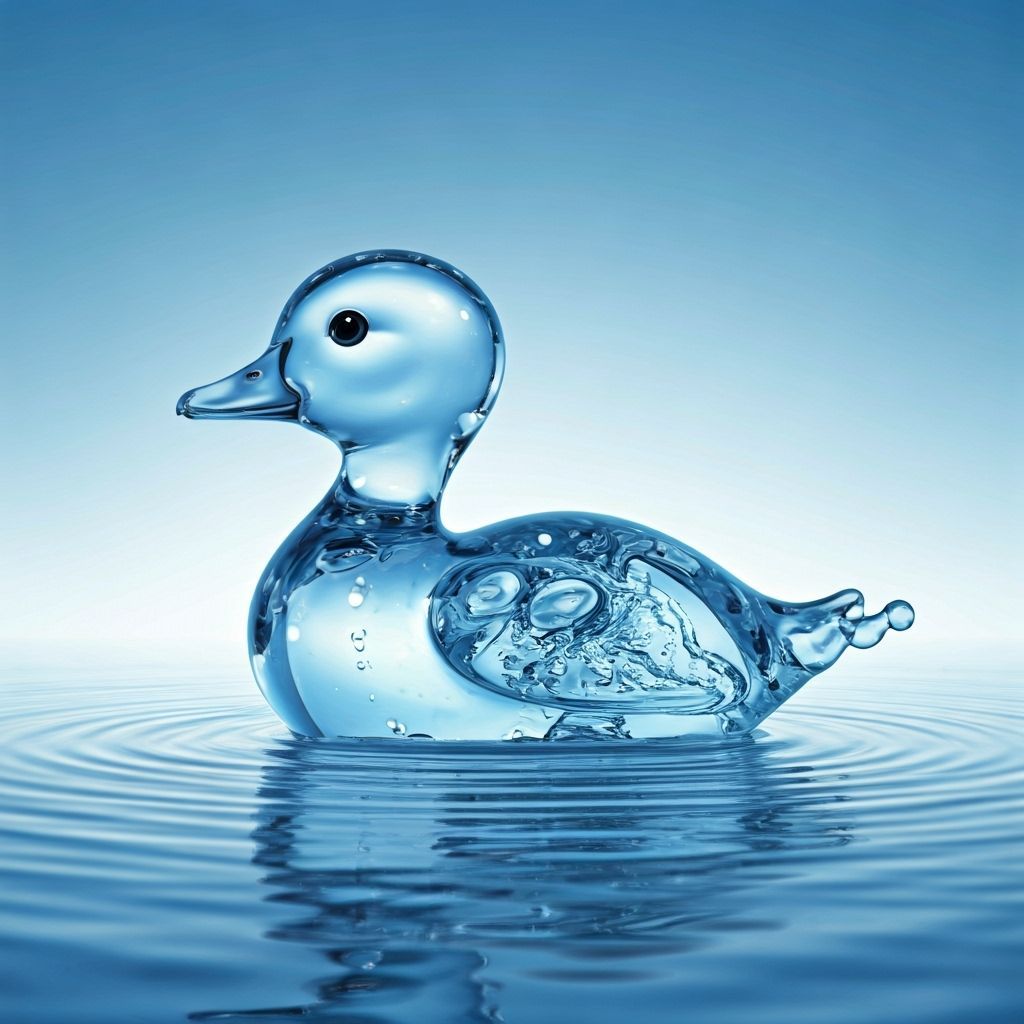 Transparent Water Duckling