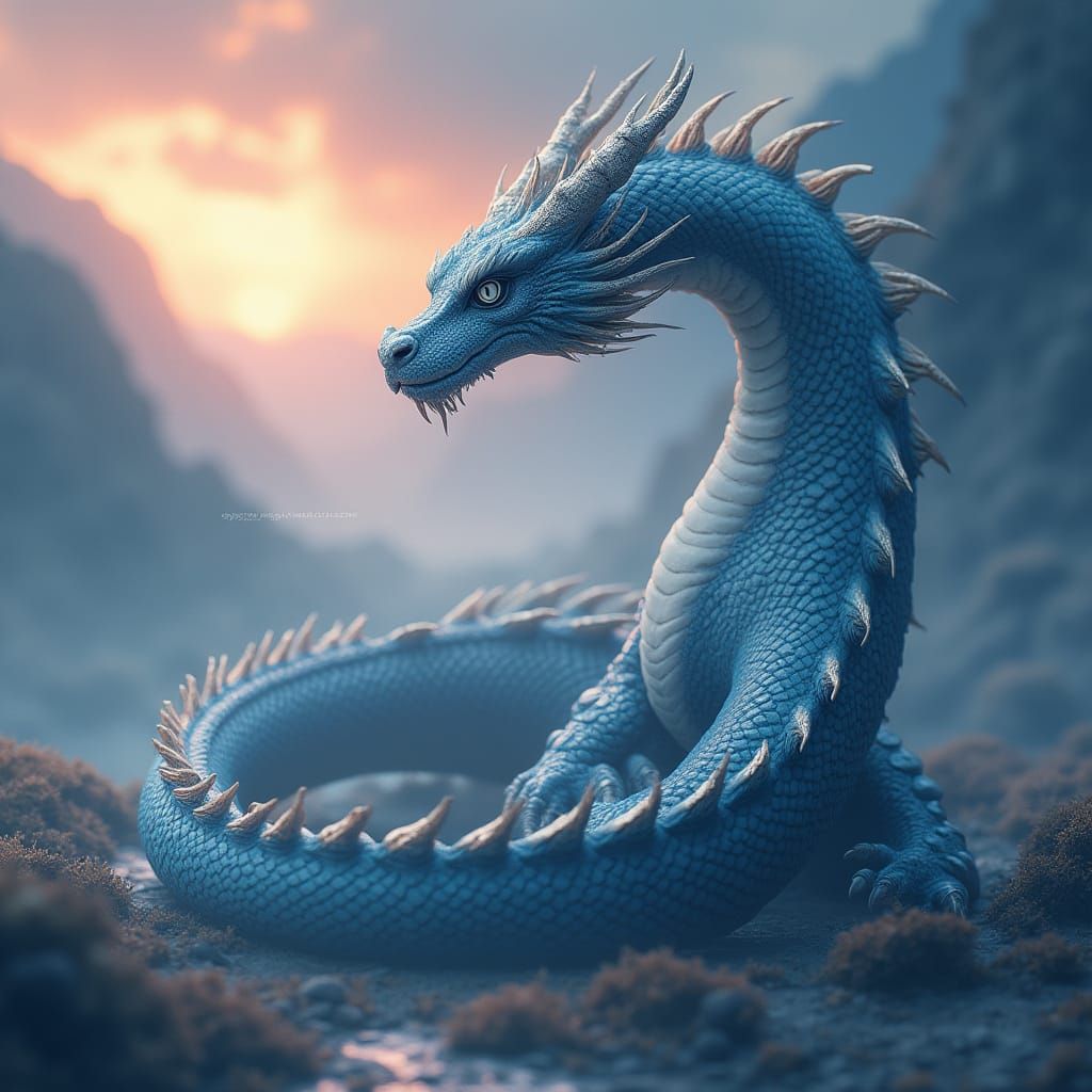 Spectral Dragon Ascends in Anime-Inspired, Hyper-Realistic S...