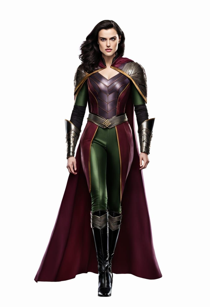 Katie McGrath as Lena Luthor in Battle Armor