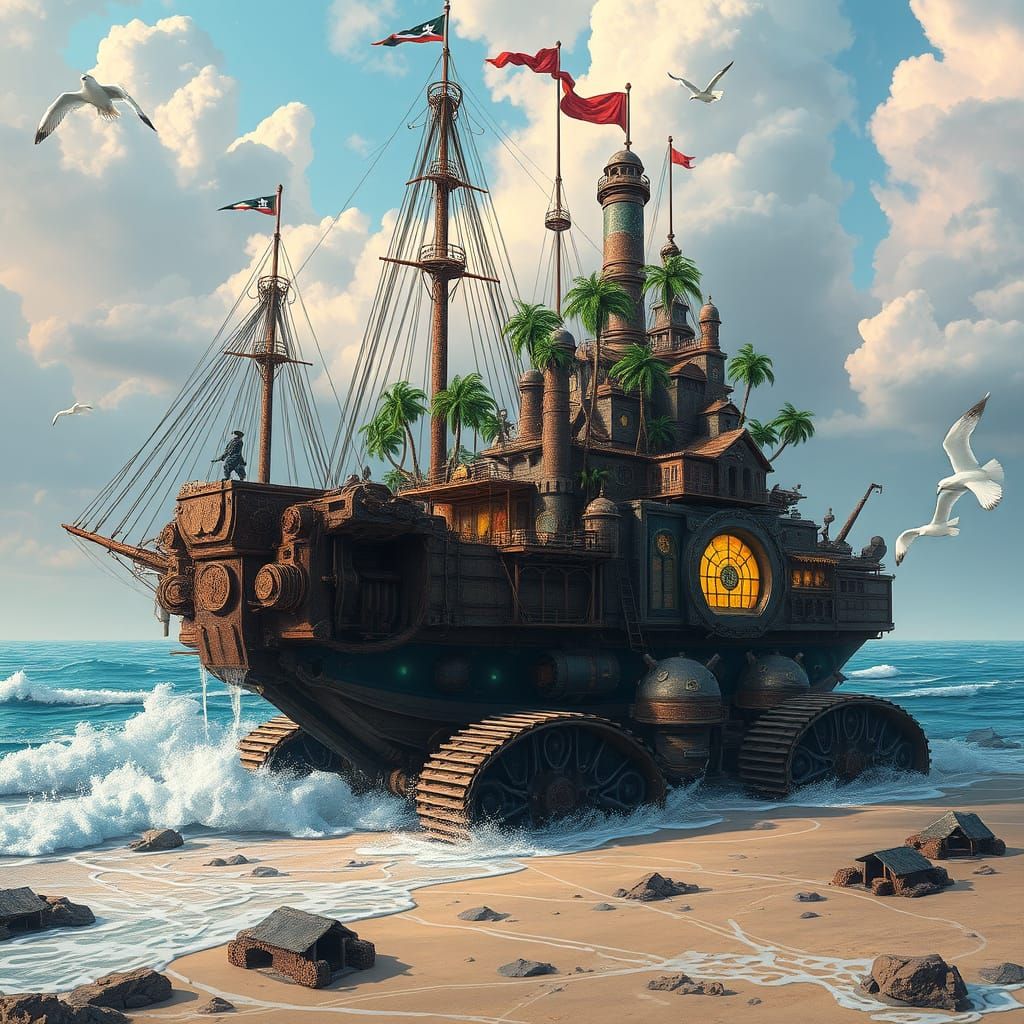 Coastal Rolling Cities: Mythic Metropolis on Wheels