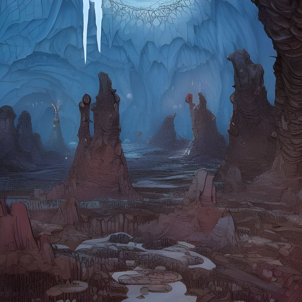 Moebius Cave: Intricate Artwork