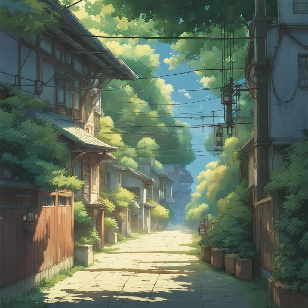 Anime Style Woman in Natural Lighting