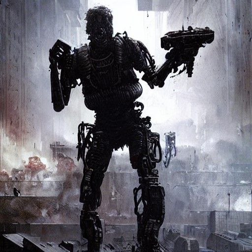 Kyle Reese vs Terminators: Doré-Rutkowski Horror