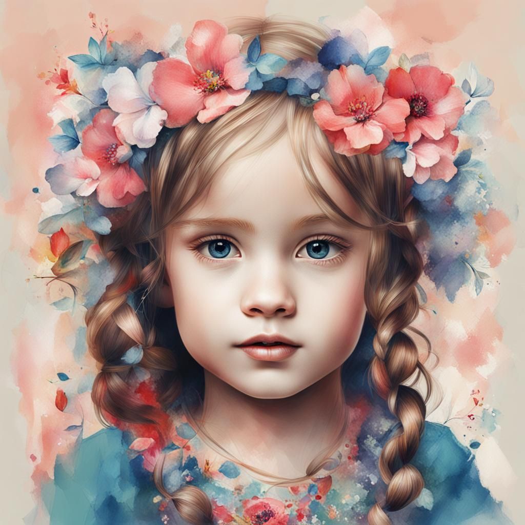 AI Generated Image of a Pretty Girl