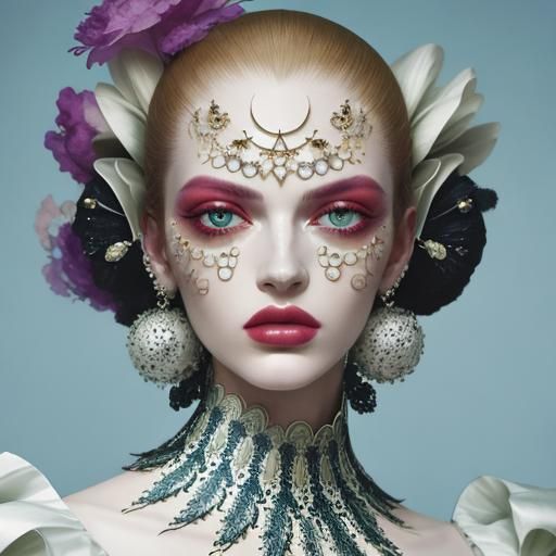 Avant-Garde Spring: Luxurious and Enigmatic Photography