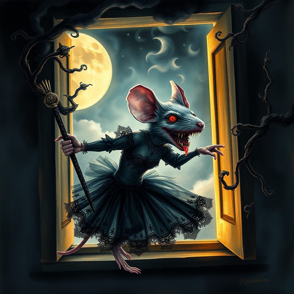 Dark Tooth Mouse Fairy