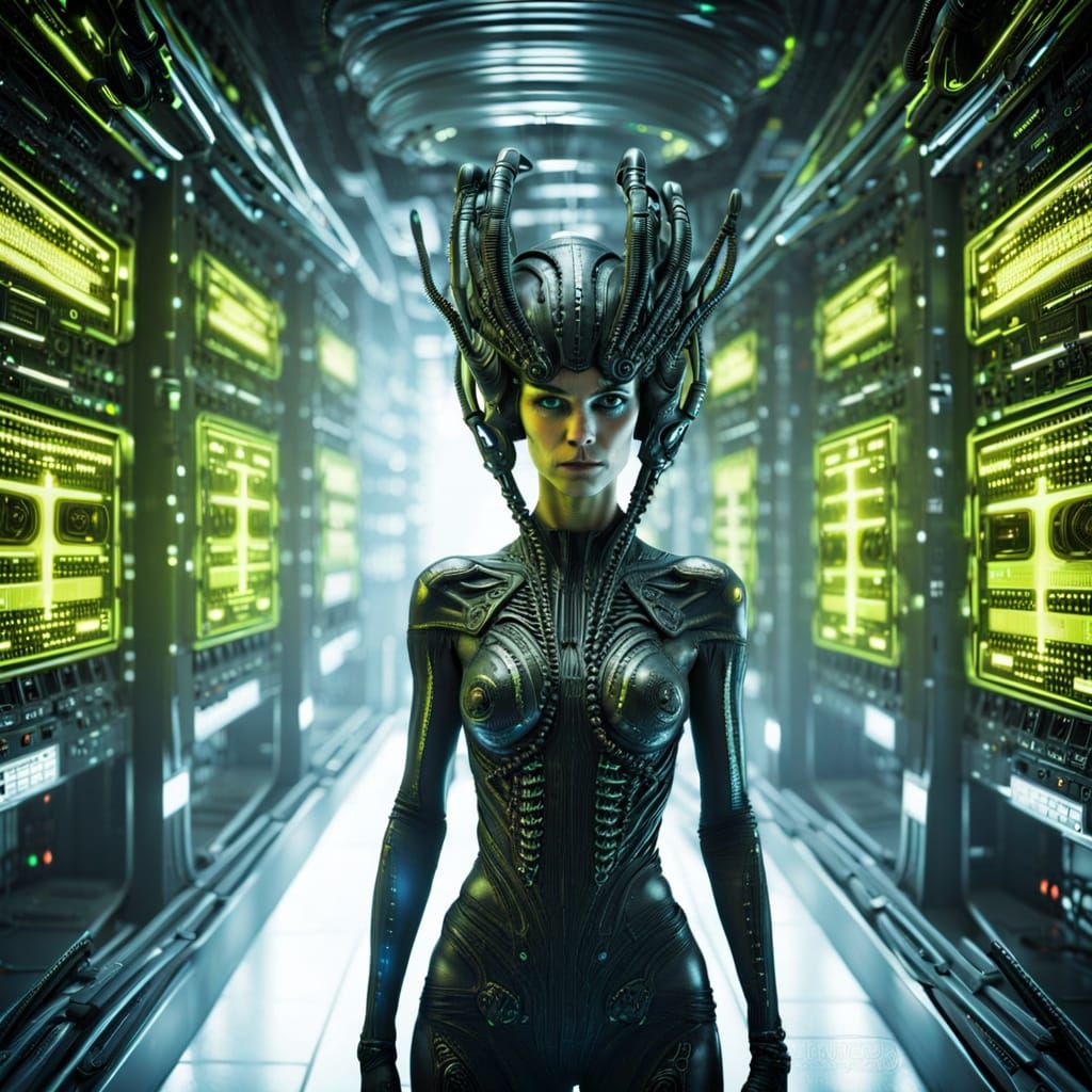 form alien's quantum server room